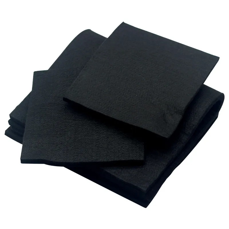 1000x1000mm High Temp Carbonization Activated Carbon Fiber Felt for Filter Material 1300 1500 2000