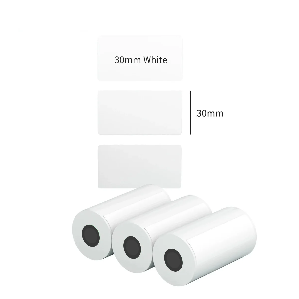 15mm 30mm Color Sticker Label White Thermal Label 57mm Self-Adhesive Waterproof Oil-proof Paper For Learning