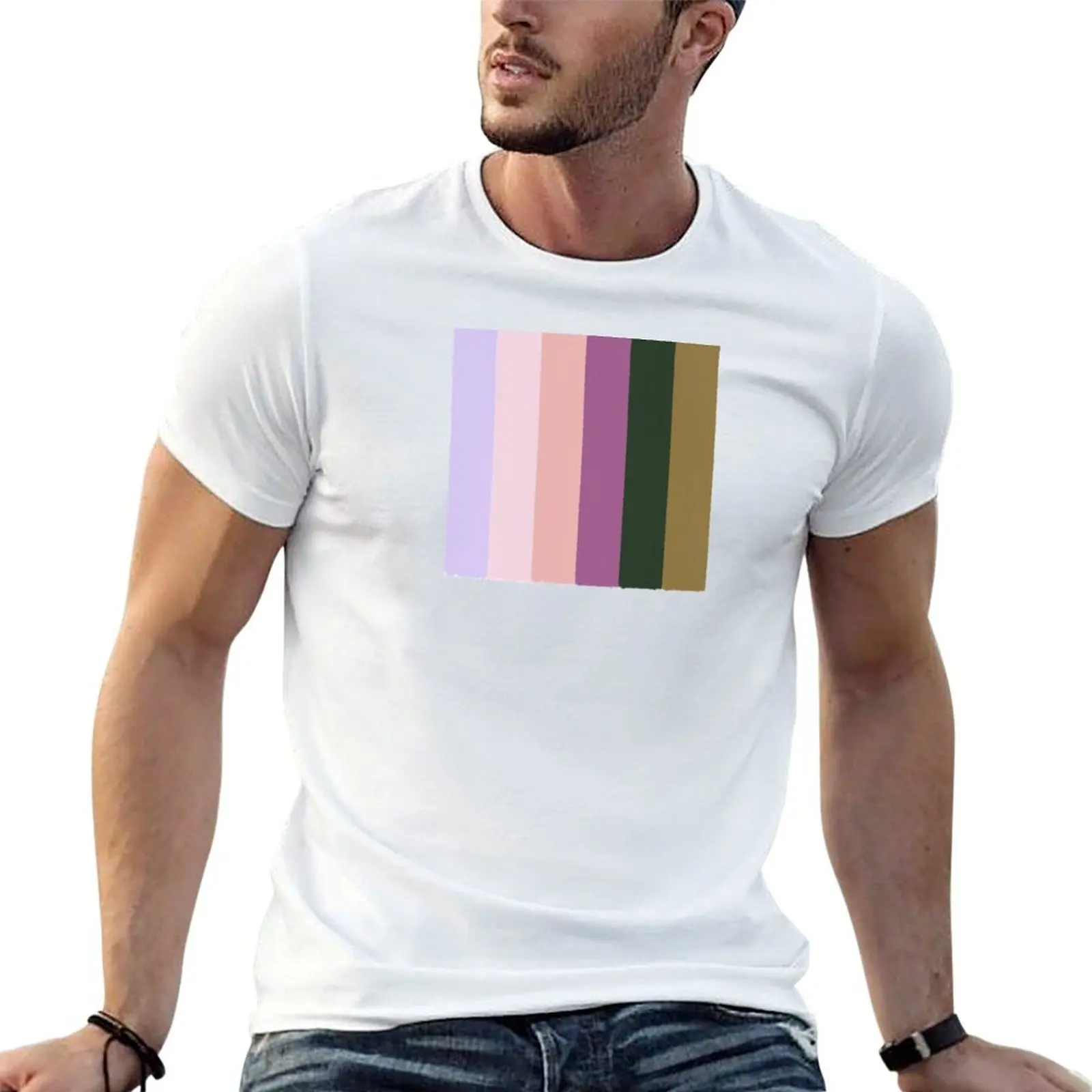 COLOR PALETTE - Iris flowers T-Shirt luxury designer Aesthetic clothing mens shirts graphic tee