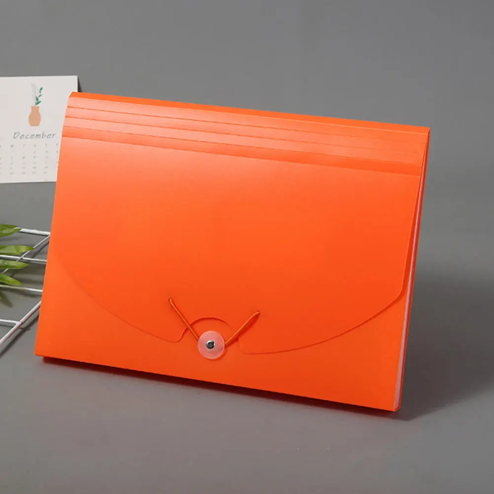 

File Folder Document ganizer PP Material Home Office School Travel Portable Receipt Bag Accordion Folder Student File