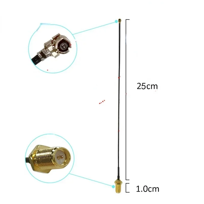 2.4GHz 5GHz touristes bande M.2 IPEX successif F4 U.fl câble d'extension vers WiFi RP-SMA Pigtail antenne ensemble pour routeur sans fil aérien