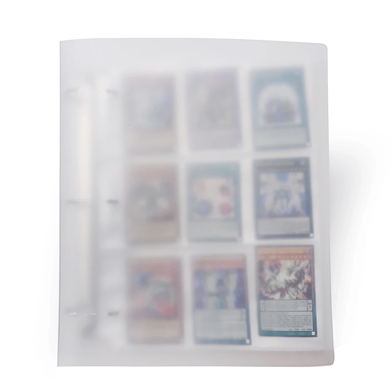 900 กระเป๋าด้านเดียว 9 กระเป๋าพลาสติกใสเกมป้องกัน Trading Card ผู้ถืออัลบั้มแขน 100 หน้า