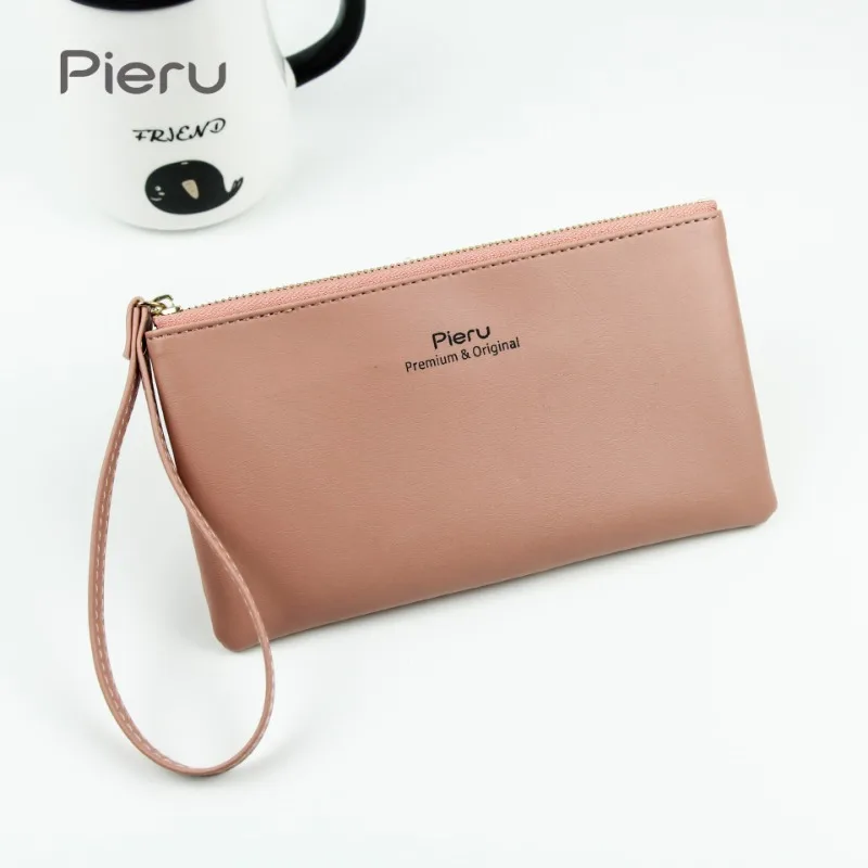 Long Women's New Zipper Multi-functional Large Capacity Simple Clutch Bag