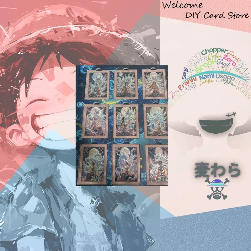 Japanese Anime ONE PIECE Metal Card Set Kalifa Nami Nico Robin Boa Hancock Vinsmoke Reiju Shirahoshi Ulti Collectible Cards