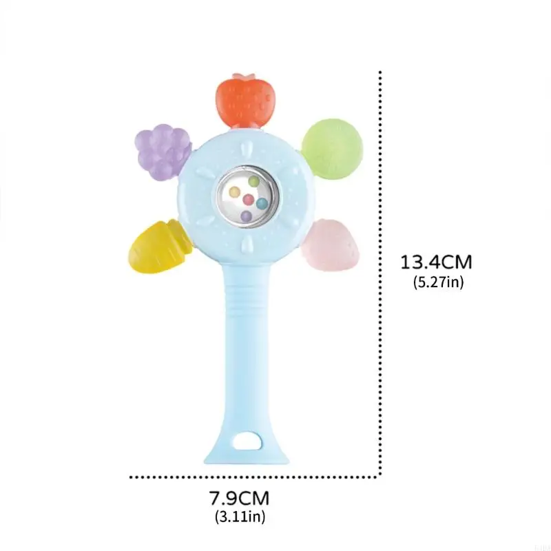 54DA Infantero sensorial sensorial TEATER Silicona juguete para dentición para desarrollo habilidades motoras finas y alivio