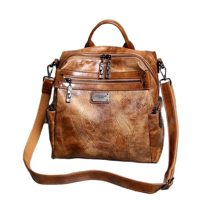 

Splicing Oil Wax Restoring Ancient Ways Classic Multi-Function Brand High Quality New Luxury Multi-Function Shoulder Bags