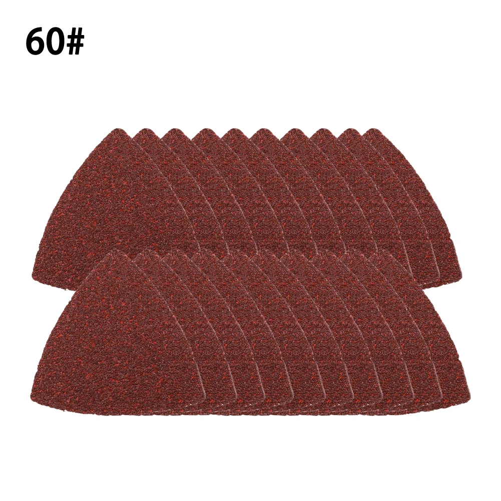 High Quality 20× Triangle Sandpaper Sanding Pad Polishing Rust Removal Sanding Sheets Aluminium Oxide For Wood