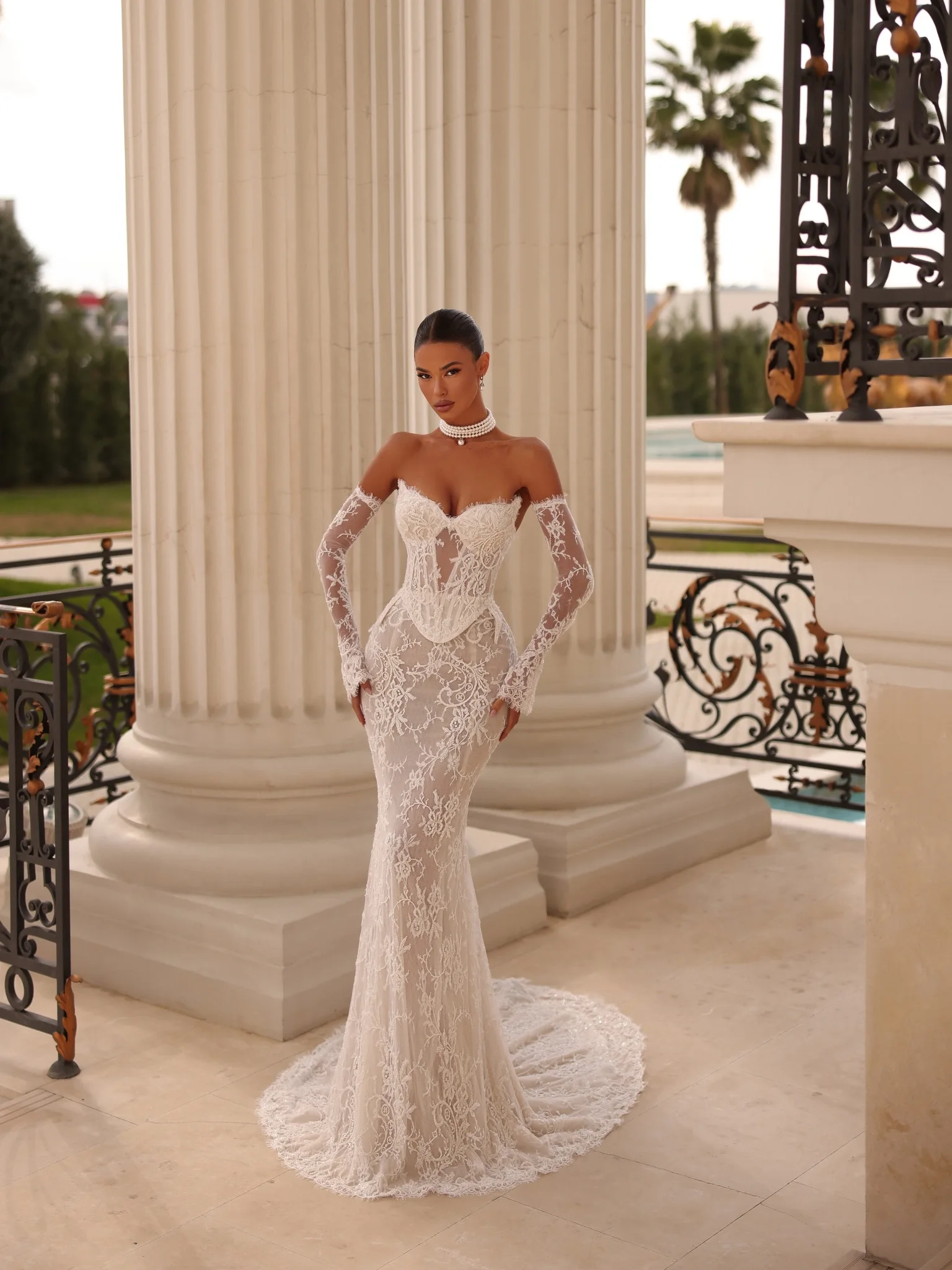 

Mermaid Wedding Dress Lace Vestido De Novia Desmontable 2 En 1 Long Sleeve Curvy 2027 Corset Boda Civil Sencillo Y Elegante Gown