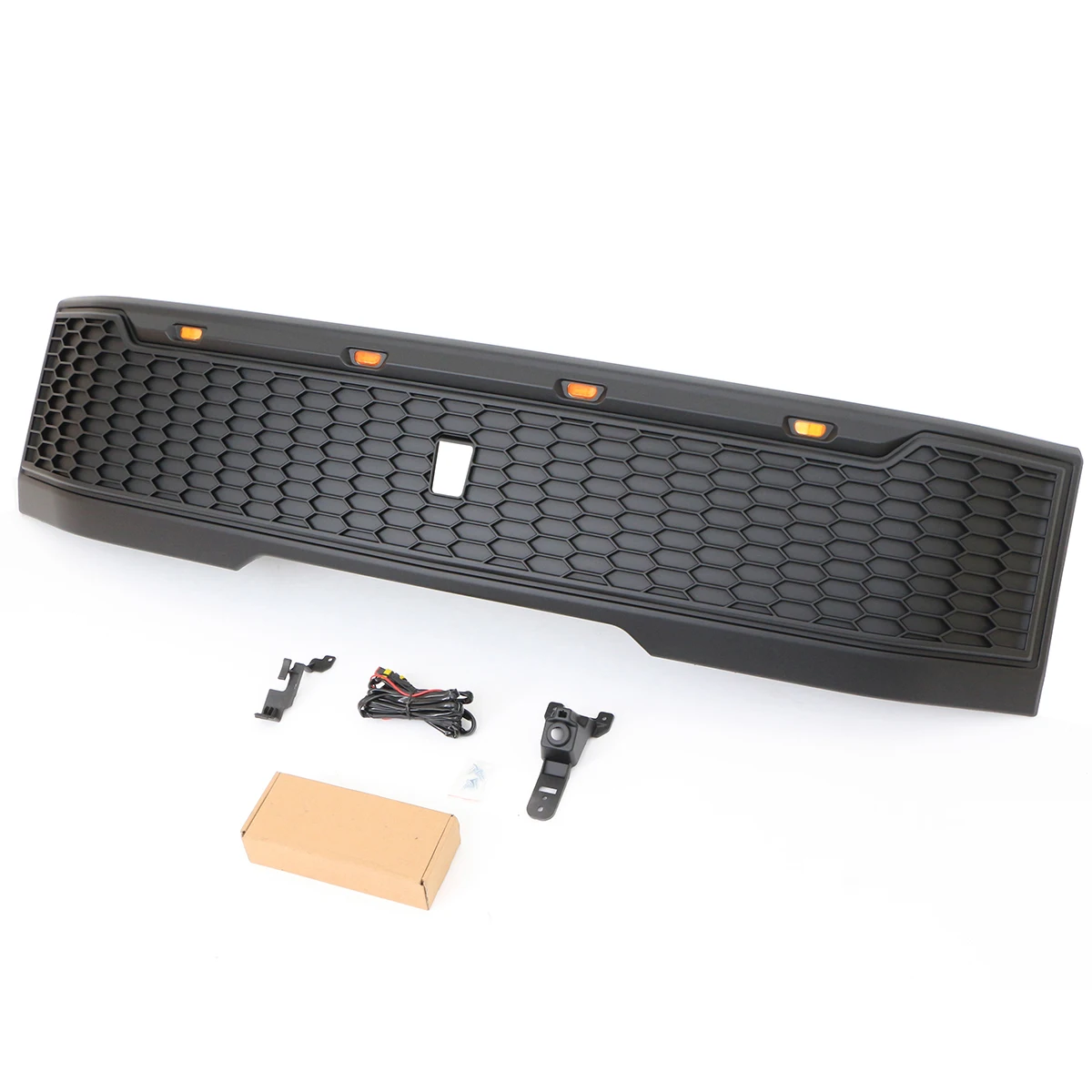 F-150 Front Grill With Led Lights Bumper Grille Auto Parts Accessories  Fits For 2023 Ford F150 Lightning Grill
