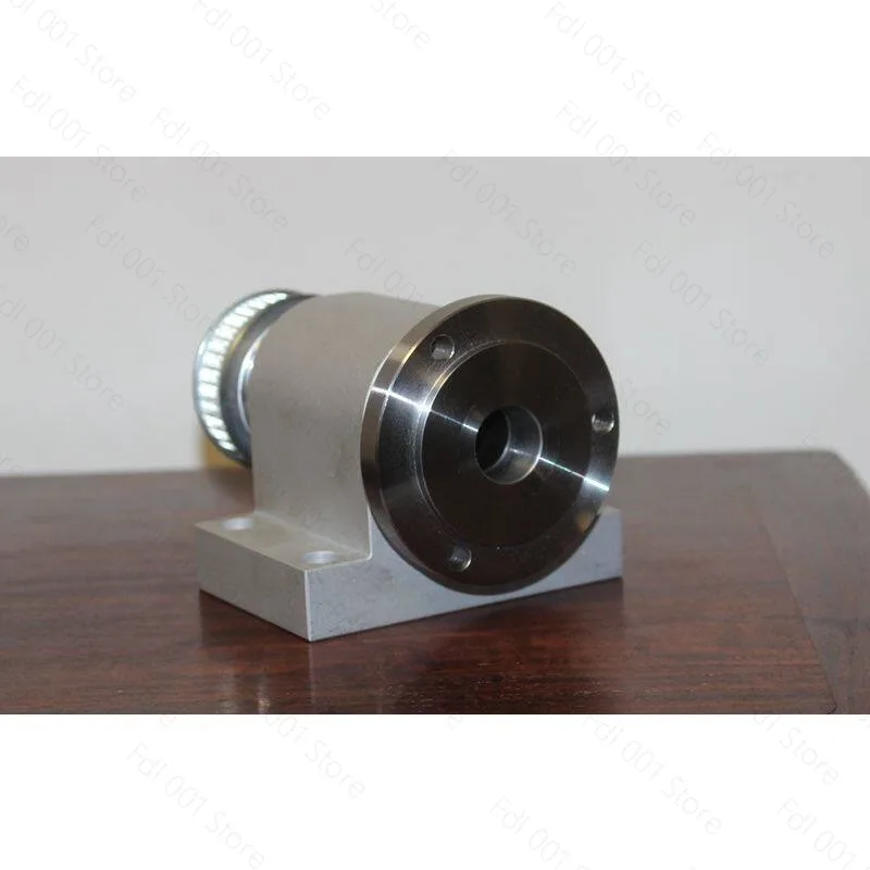 Lathe spindle high-strength lathe header assembly with flange