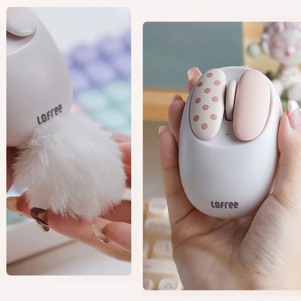Lofree 2.4G Bluetooth Wireless Mouse Replaceable Keys 5 Levels of Sensitivity for Notebook Flat Computer Office Game General
