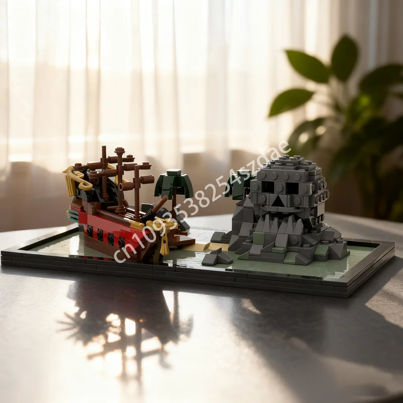 503 قطعة MOC جمجمة صغيرة روك Disneienyed نموذج اللبنات البناء لتقوم بها بنفسك هدايا عيد الميلاد فكرة التعليم ألعاب مكعبات للأطفال #1