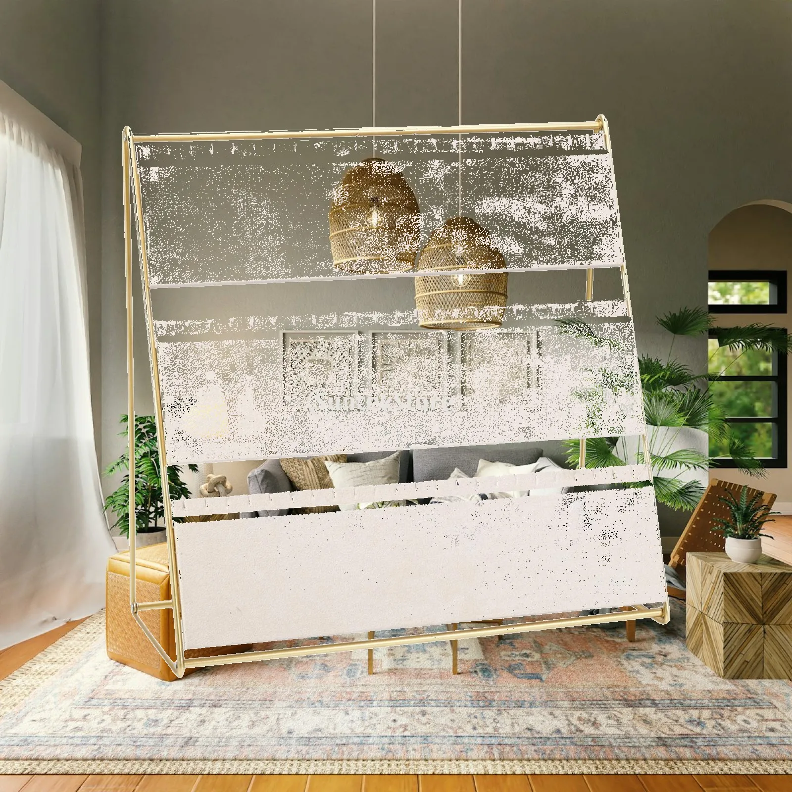 Metal Jewelry Display Rack with Slots Sturdy Three-Tier Jewelry Display Rack Space-Saving Elegant for Retail Counter