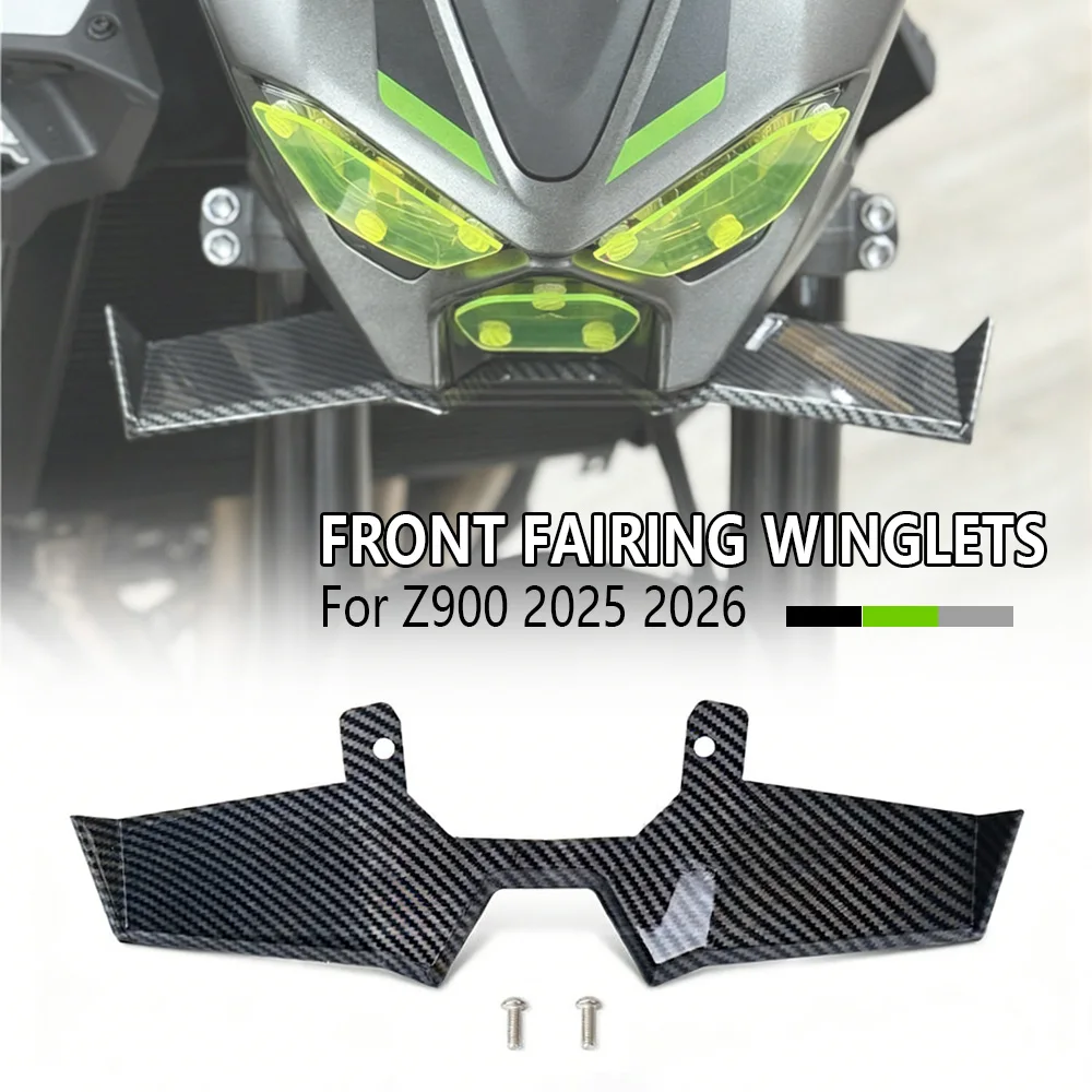 

Аэродинамические накладки-спойлеры (крылья) на передний обтекатель мотоцикла Z 900, защитный комплект для Z900 2025 2026