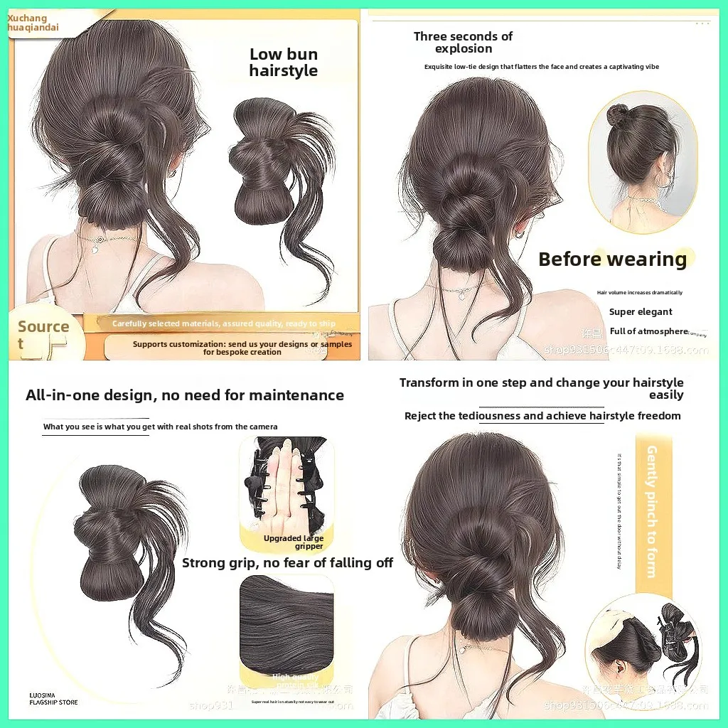 low-bun-wig-for-women-clip-in-messy-side-updo-with-feather-accents-vintage-inspired-lazy-chignon-hairpiece