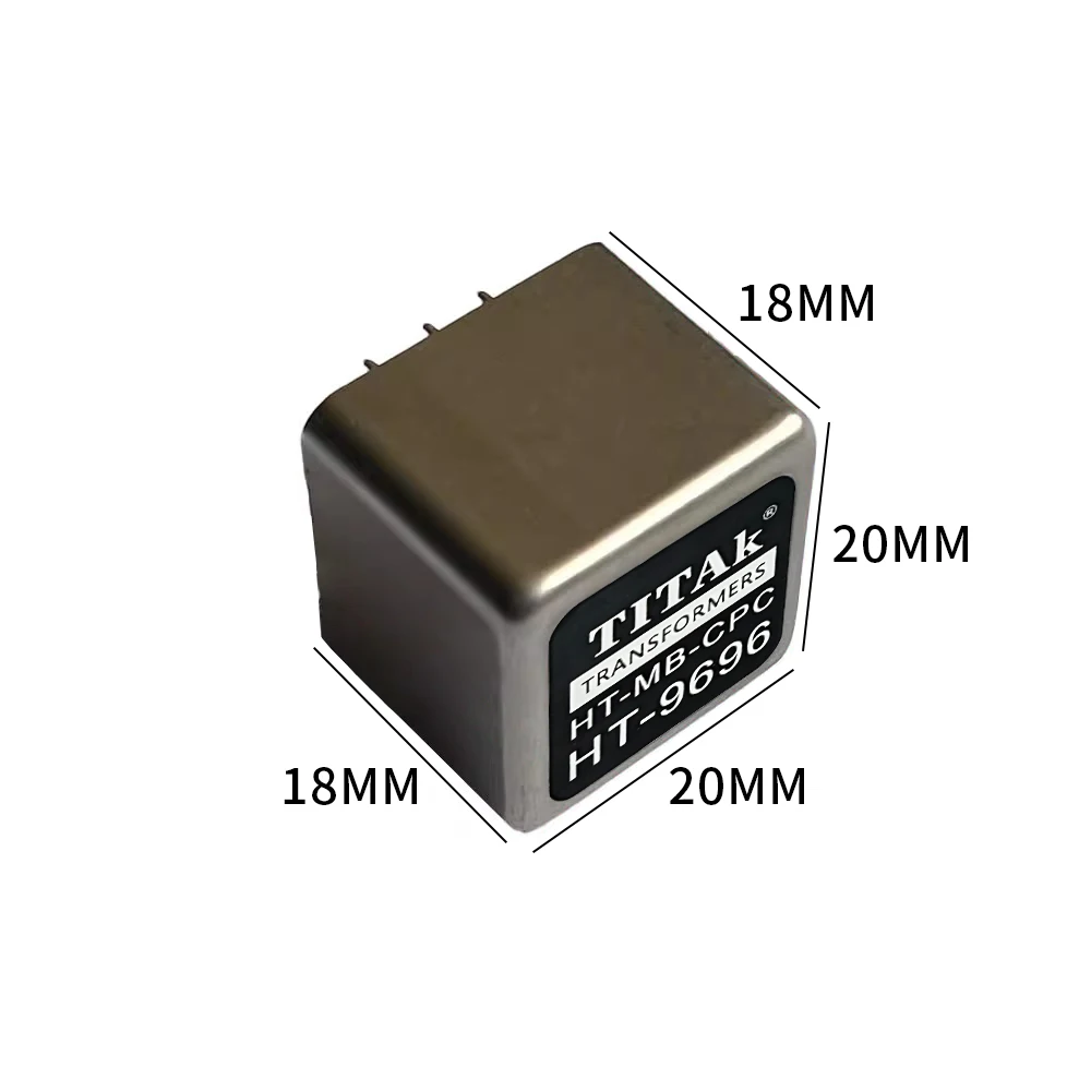 HT-9696 Permalloy Audio Signal Transformer Balanced and Unbalanced Conversion Audio Isolator 600:600 20Hz-20KHz Balanced To RCA - view 6