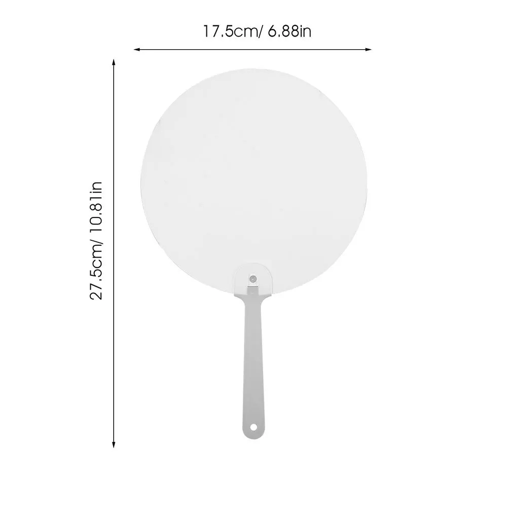 4 قطعة لتقوم بها بنفسك مروحة التسامي فارغة يده الحرفية الزخرفية للمنزل هدايا حفلات الزفاف التسامي مروحة اليد مراوح فارغة