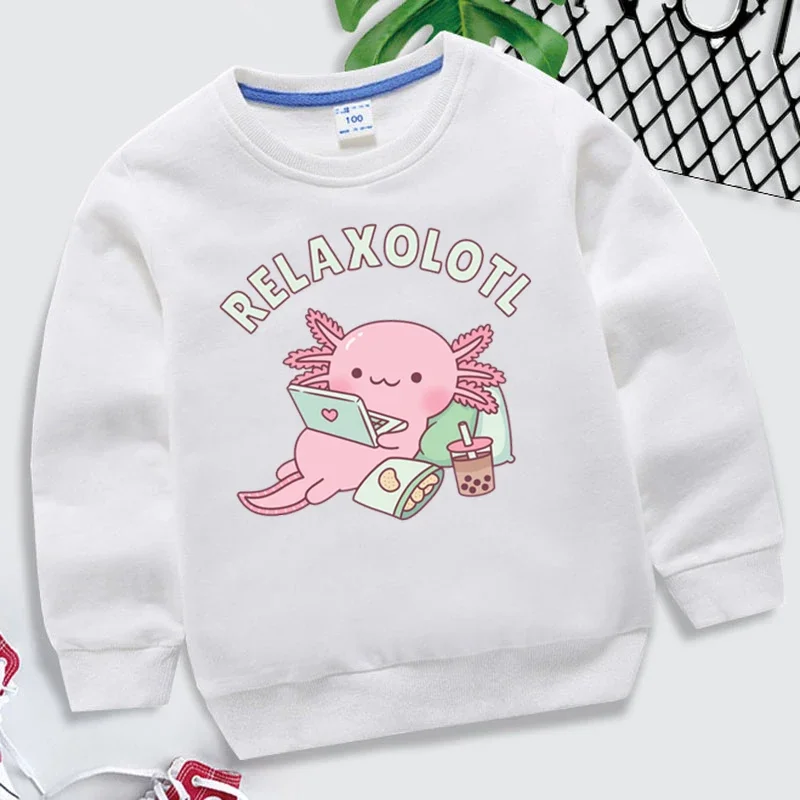 ربيع جديد ملابس الأطفال البلوز الكرتون لطيف إلكتروني طباعة القطن رياضية الفتيان والفتيات البلوز طويلة الأكمام رياضية