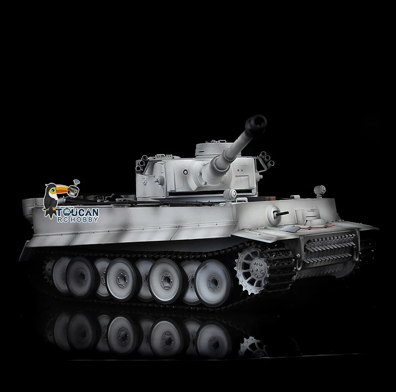 

1/16 HENG LONG 7.0 Tiger I RC Tank 3818 Metal Track Wheel Controlled Panzer Barrel Recoil Remote Control Car TH17283-SMT4
