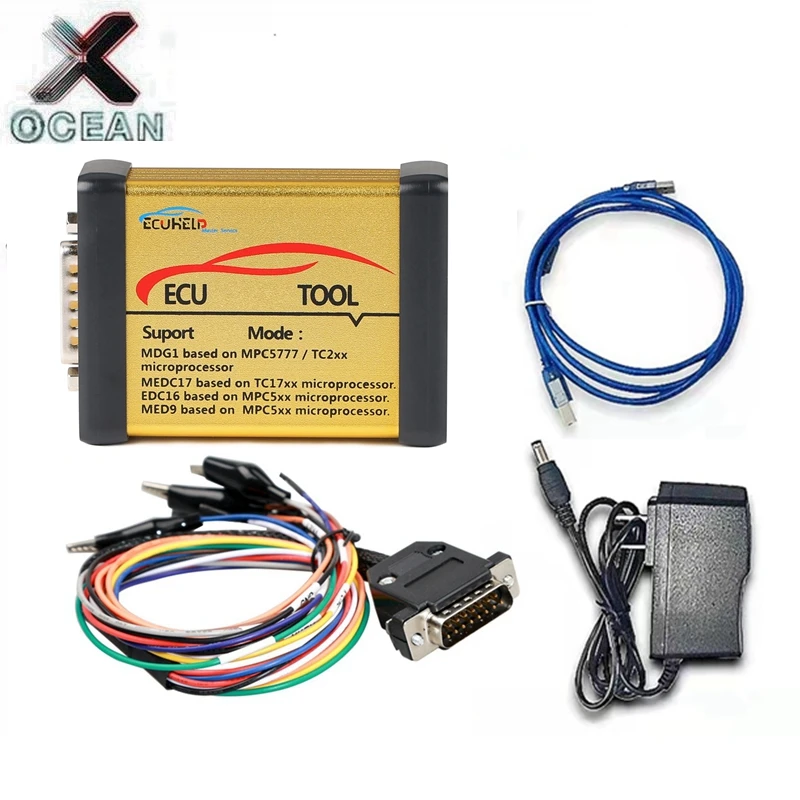 ECU Help ECU TOOL Support mode for Bosch MEDC17 MDG1 EDC16 for VAG MED9 ECU Not need open the cover Best Quality