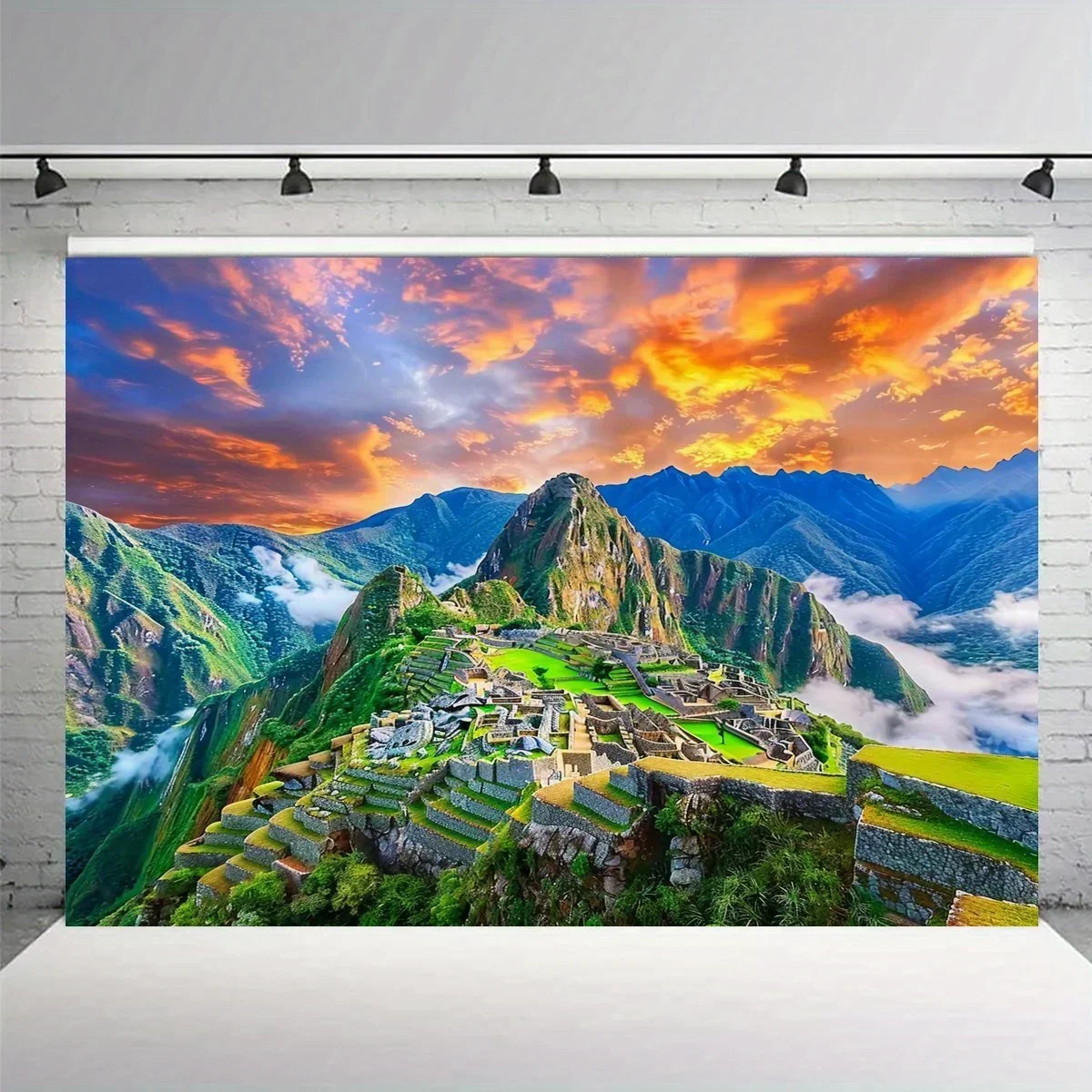 Lost Inca City of Cusco, Peru, Mount Sunrise Tapestry - Peruvian Historic Reserve Decorated wall hangings in living rooms,