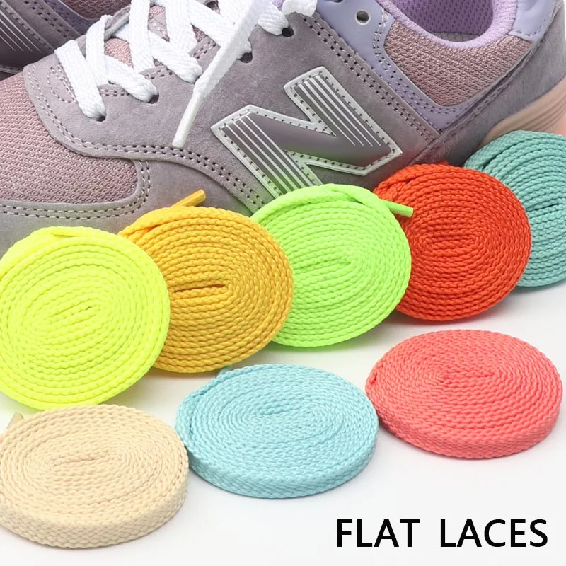 Shoelaces for Sneakers Flat Laces for Shoes Accessories Athletic Running Shoelace Adults Kids Wide Unisex Shoe Boot Strings New