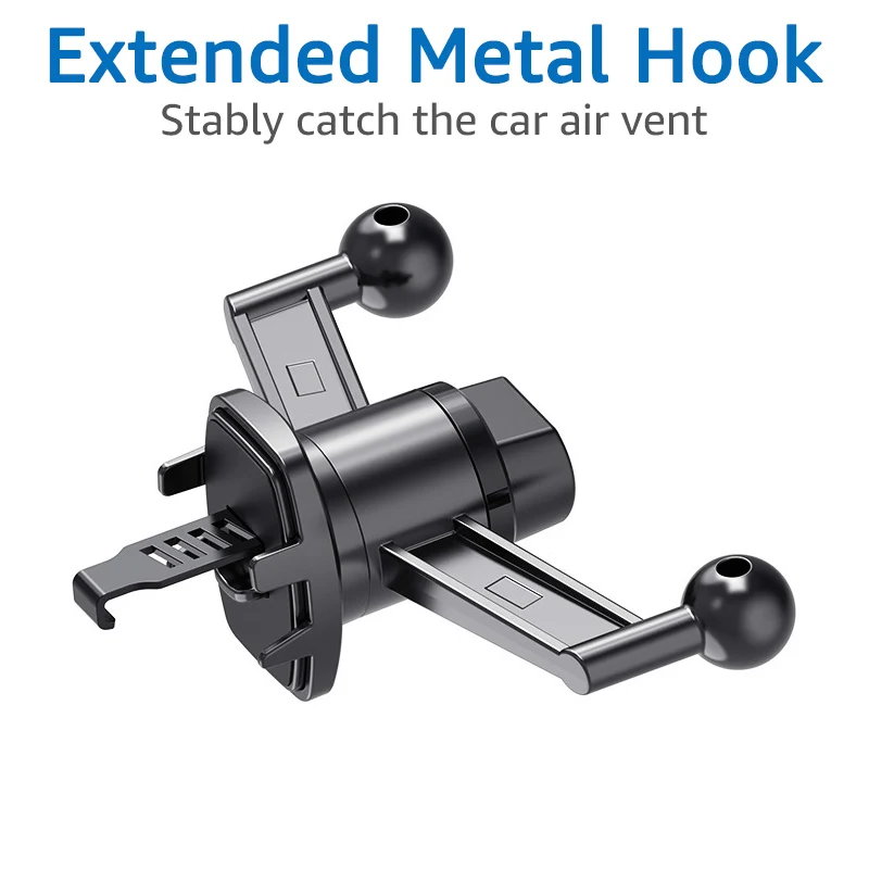 17mm Dual Ball Head Base for Car Mobile Phone Stand Air Outlets Clip Mount Universal Car Air Vent Cellphone Bracket Accessories