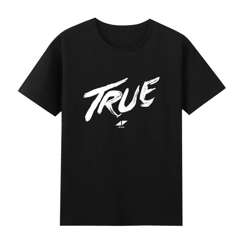

Avicii Pattern T-shirt Men's Summer Casual Fashion Trend Short Sleeve Loose and Comfortable Pure Cotton Men's and Women's Tops