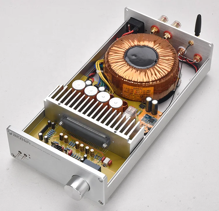 BRZHIFI China Factory New RSN312H24 5.0 HIFI Audiophile Amplifier with 70wX2 High End Amplificador HIFI Amplifiers