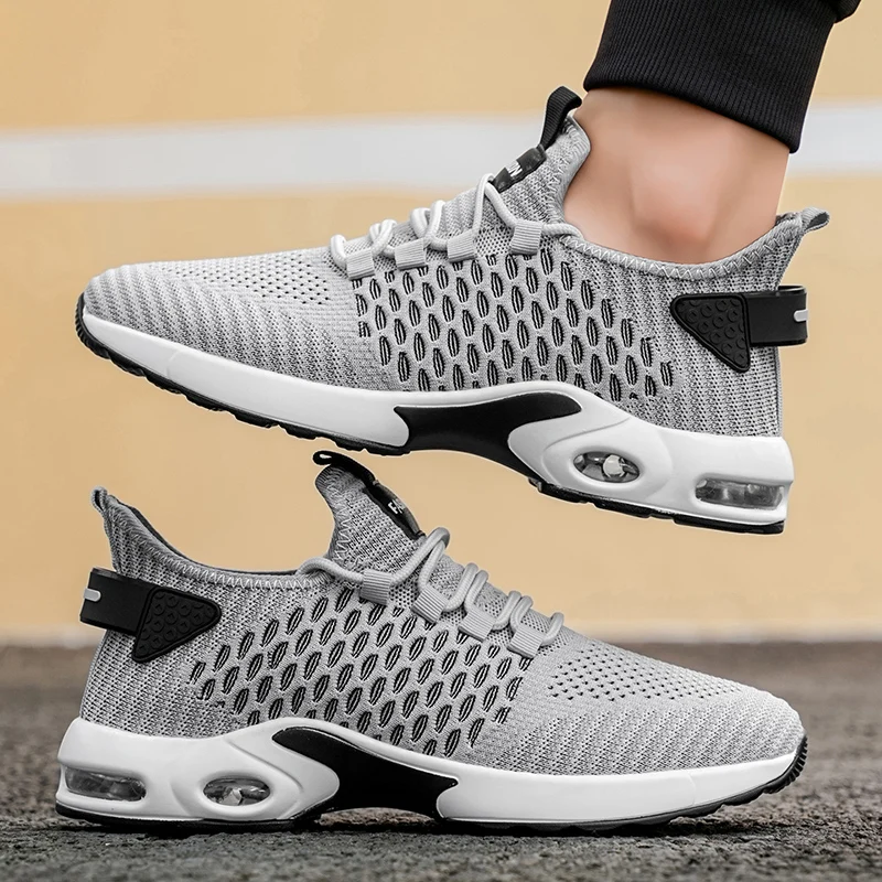 حذاء كاجوال للرجال 2025 عدم الانزلاق أحذية رياضية الذكور مقاومة للاهتراء أحذية رياضية كاجوال تنفس احذية الجري Zapatillas Hombre