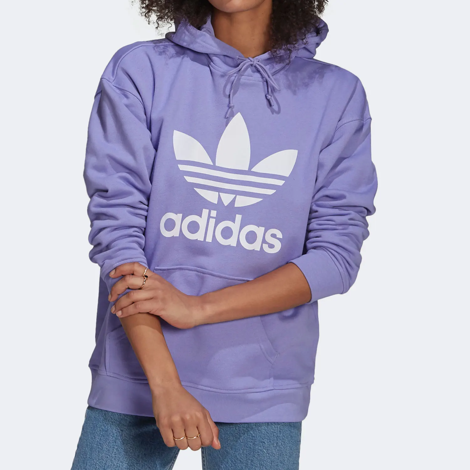 

Adidas натуральная клеверная женская толстовка с капюшоном для спорта и отдыха GN2953