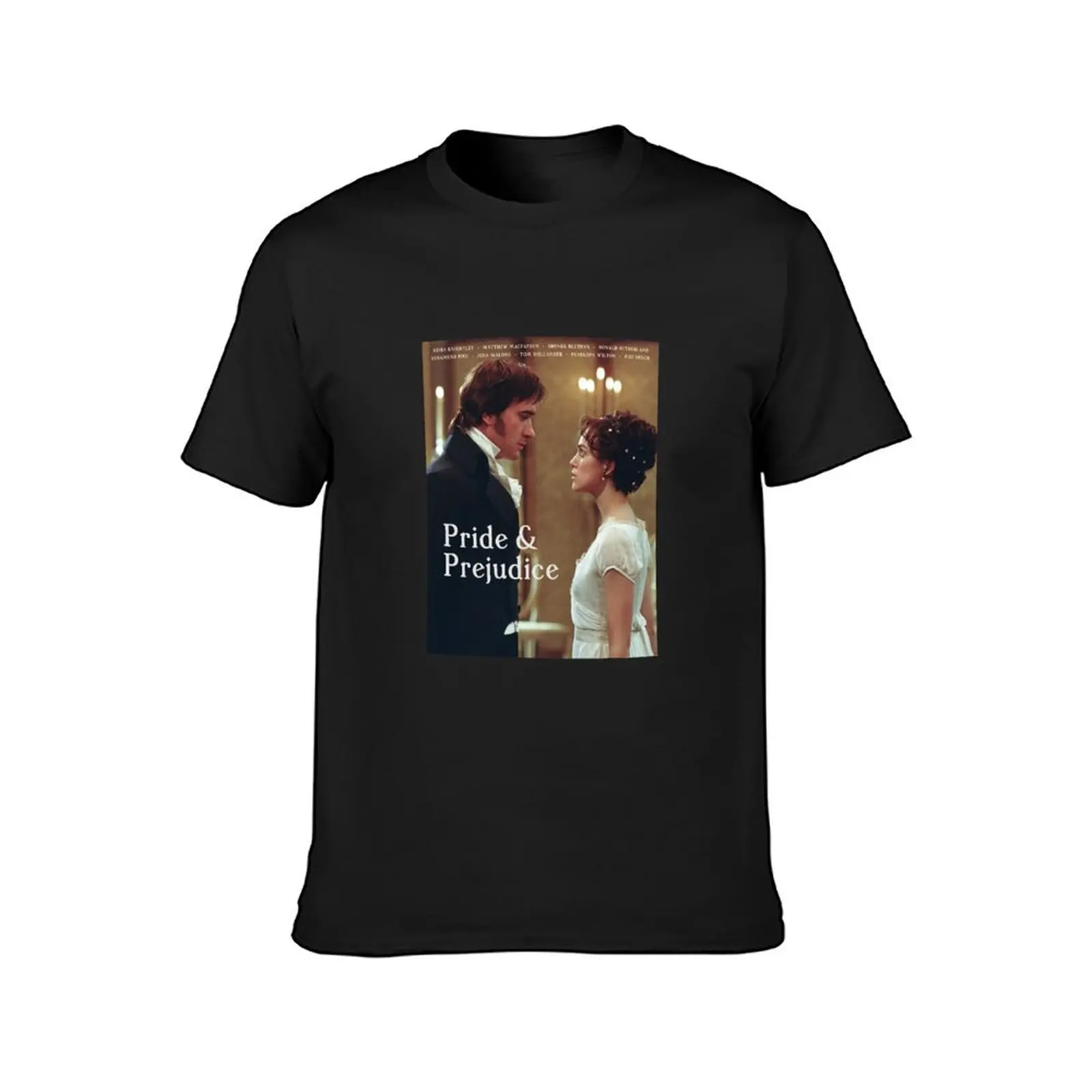 Pride & Prejudice Movie Poster T-Shirt customs design your own new edition mens workout shirts