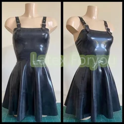 Handmade Natural Latex Dress for Women Mansfield Kitti Latex Dress Gift For Her Evening Dress Adjust Bretelle Elegant Customized