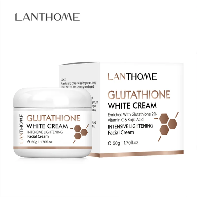 Glutathione Face Cream Mild Glutathione For Skin Whitening 1.76Oz Face Lotion Tighten Skin Restore Elasticity Nourish Clean