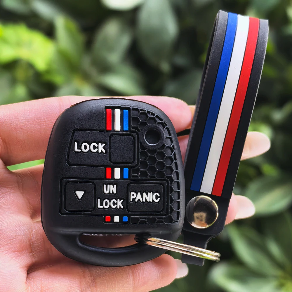 Keychain Fob Case For Toyota Avensis T25 Yaris Previa Camry 30 Corolla 9 Land Cruiser For Lexus RX300 Is200 Tlc100 Cover Caps