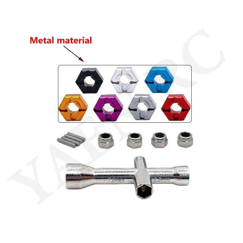 

MJX 1/14 1/16 SCY1/16 Auto Spare Parts To Upgrade Nut Sleeve Adapter Fo 14303/14209/14210/16207/16208/16209/16210/14301/14302