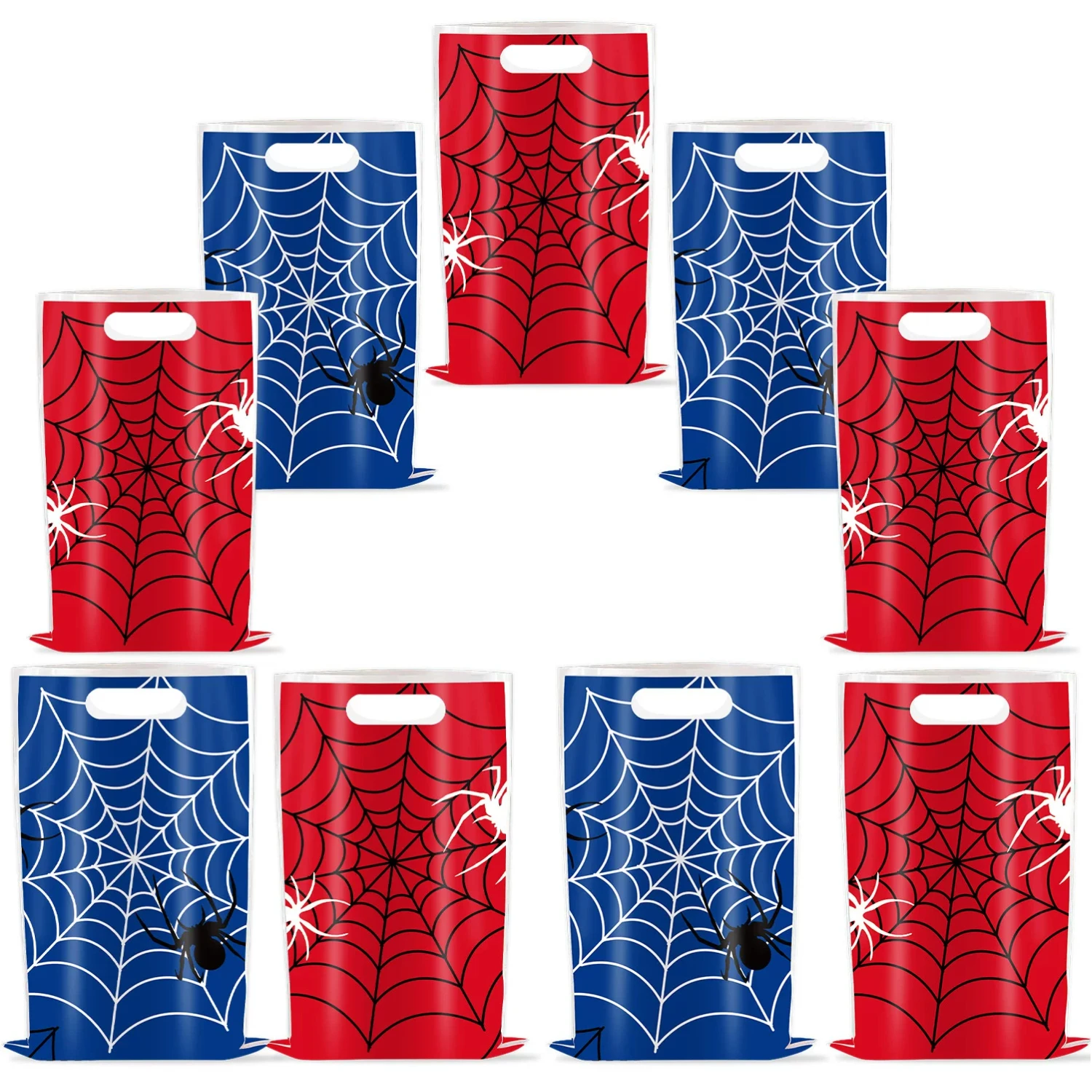 Cartoon Spiderman Themed Party Handheld Gift Bags, Kids Candy Pouches, Birthday Party Decorations - view 6