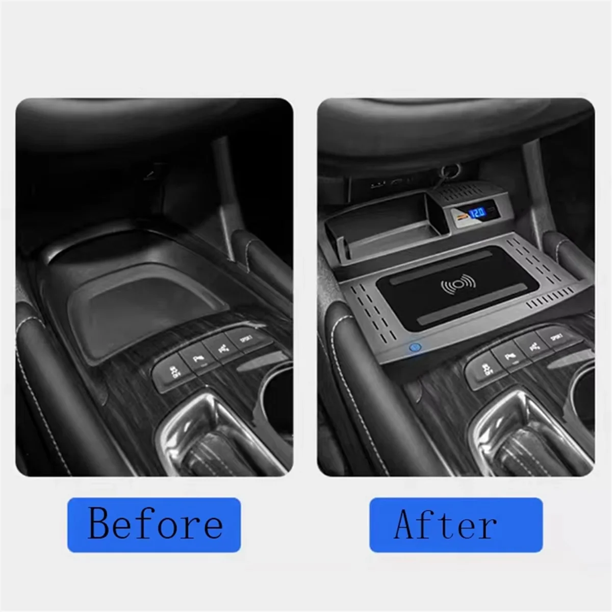 

Car Phone Wireless Charger for Chevrolet Malibu 2016-2023 Accessories_A95E