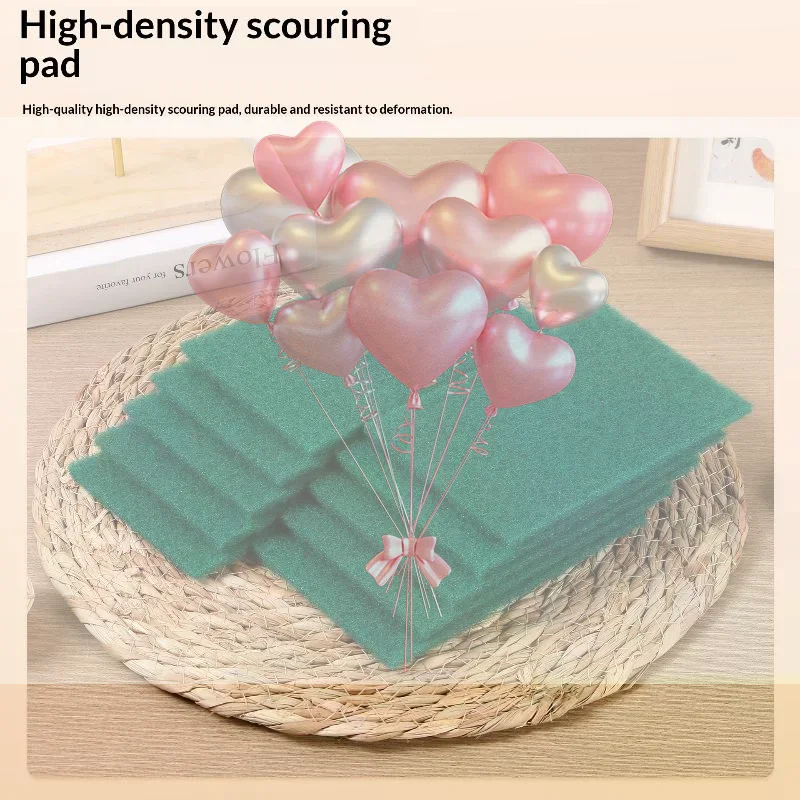 Scratch-Free Cleaning Pads 10 Pcs Grit-Free for Non-Stick Pans Use Practical Kitchen Helper