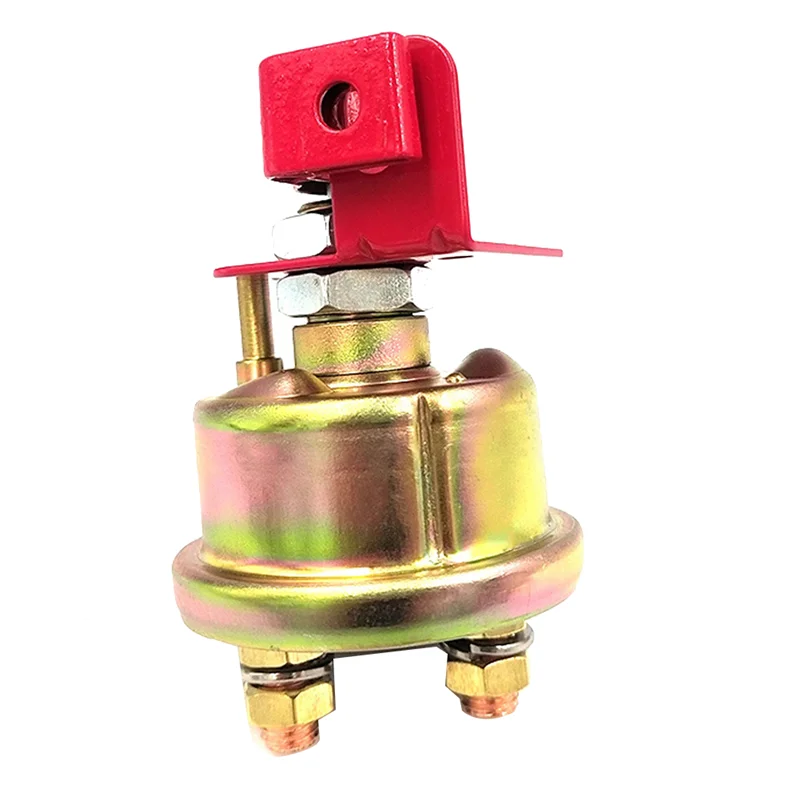 

AEE5-Universal Forklift Excavator-Marine Battery Disconnect Switch Power Cut Off Battery Switch Metal Knob With Lock Bracket