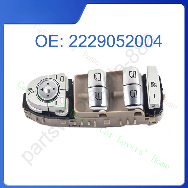 

A+ Beige Power Left Front Window Switch For Mercedes 2015-2017 S550 S63