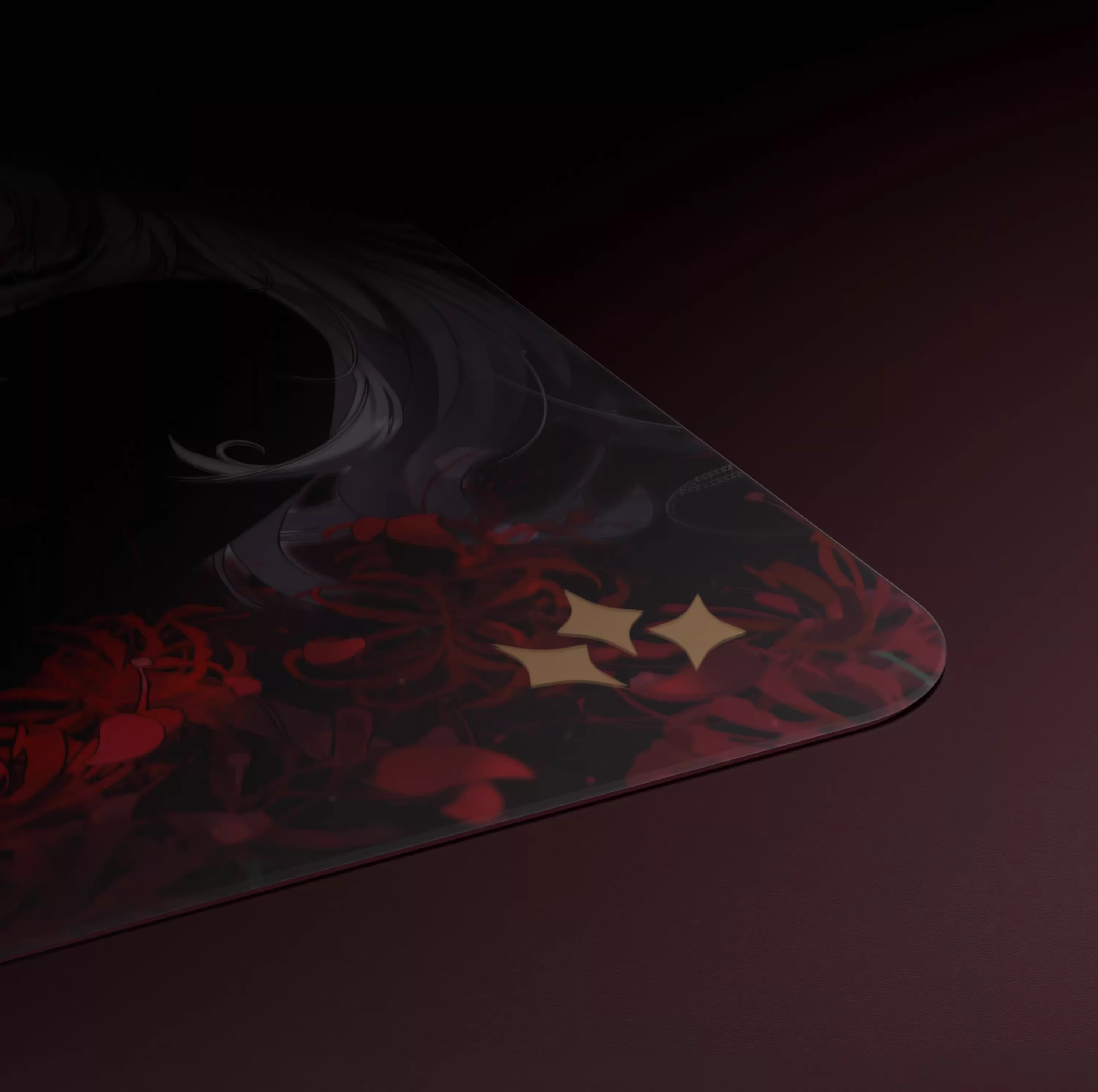 Aimstar Hanazon Glass Mousepad Smooth Gaming Mousepad 490x420mm
