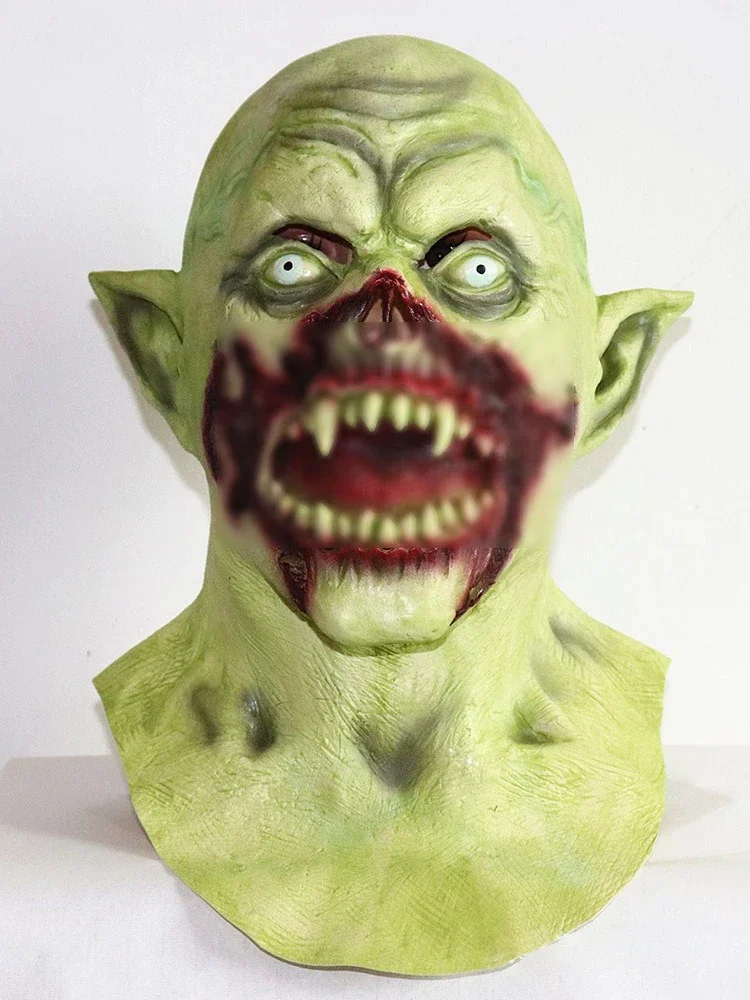 

Halloween Vampire Mask Horror Hood Cosplay Zombie Rotten Mouth Elf Clown Scary Prop Scary Costumes Outdoor Party Club Decoration