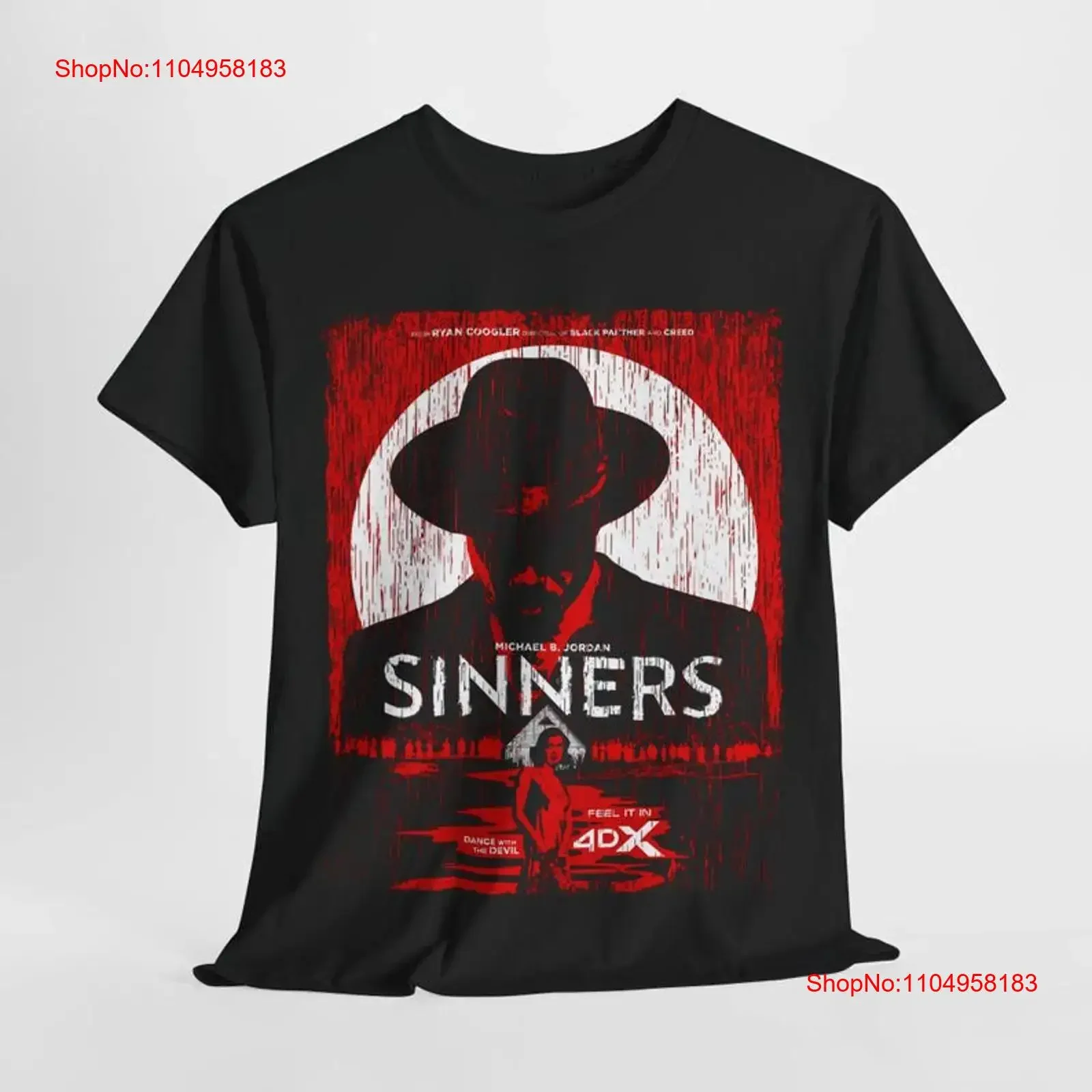 

Sinners 2025 Action Movie T Shirt All Size S To 5XL vintage Washed homme Stylish Versatile Soft streetwear Stretched Casual