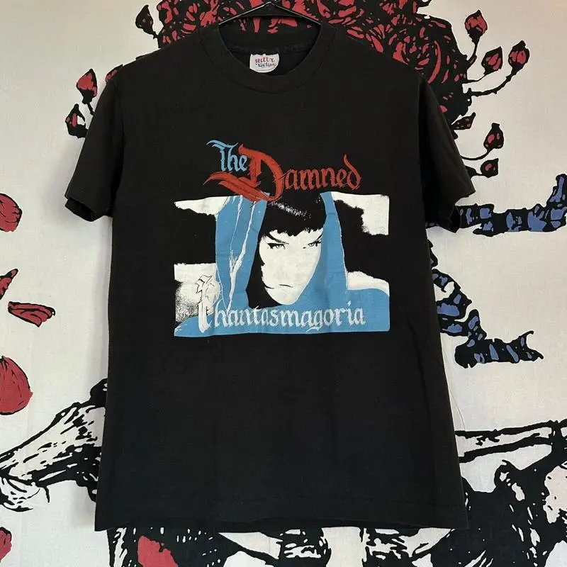 Vtg 1985 The Damned Phantasmagoria Punk Band T Shirt El1005