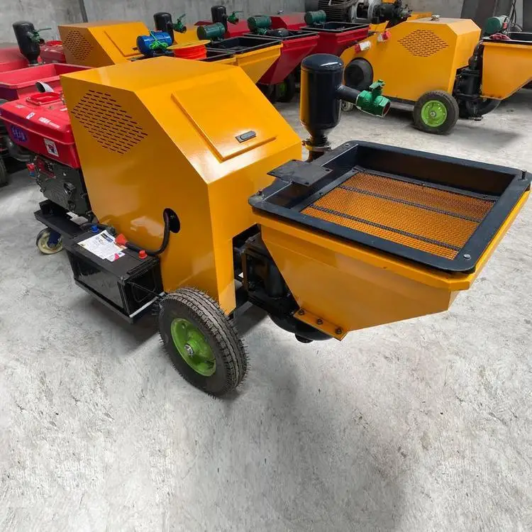Automatic Gypsum Spraying Machine, High Efficiency & Energy Saving, Easy Operation, Construction Plastering Tool