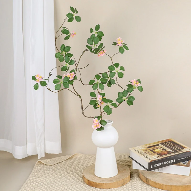 Imitation Guanyin Lotus Leaf Rattan Flower Arrangement And Landscaping With Meaning Long Withered Vine Ornaments