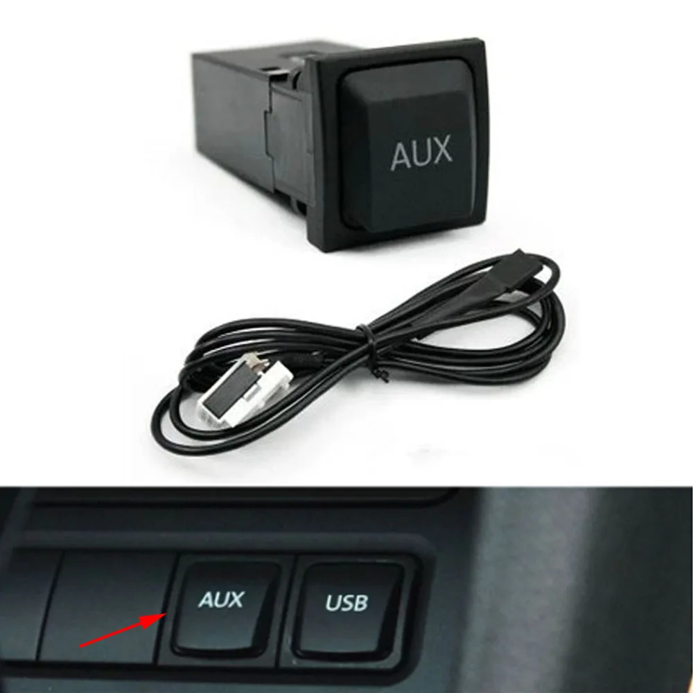 

For vw Golf 5 MK5 6 MK6 Rabbit Jetta 5 Scirocco RCD510 RNS315 RCD300 RCD310 AUX Adapter Switch Button Wiring Harness 5KD035724