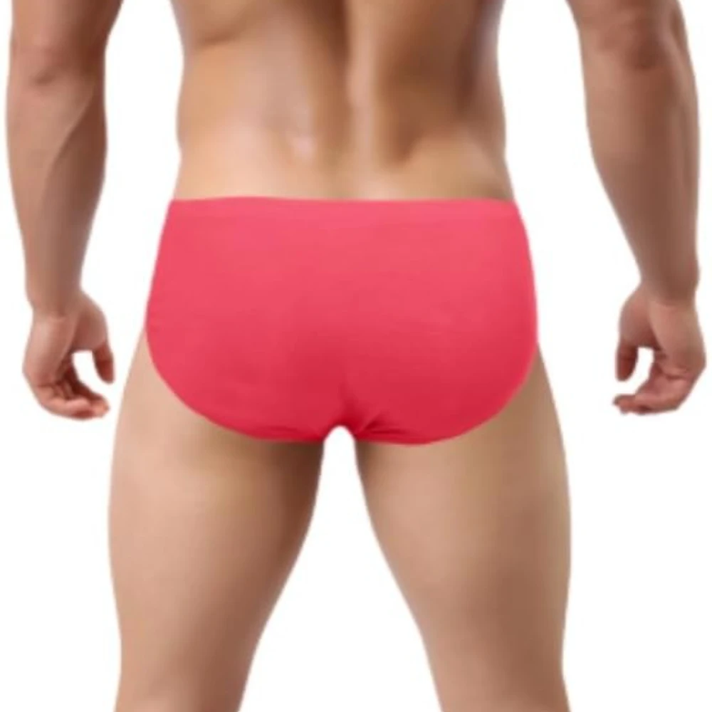 Jinshi Mens Underwear Bamboo Viscose Briefs Sexy Breathable Soft Pouch Bikini Panties