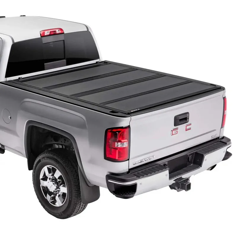 Resistant to pressure Hard Folding Truck Bed Tonneau Cover for 2019-2023 Chevy/GMC Silverado